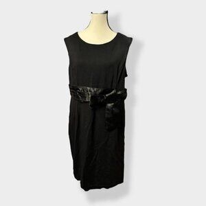 Women’s XXL Little black dress with bow waist